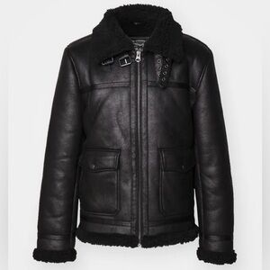 Levi's faux shearling Aviator rancher jacket